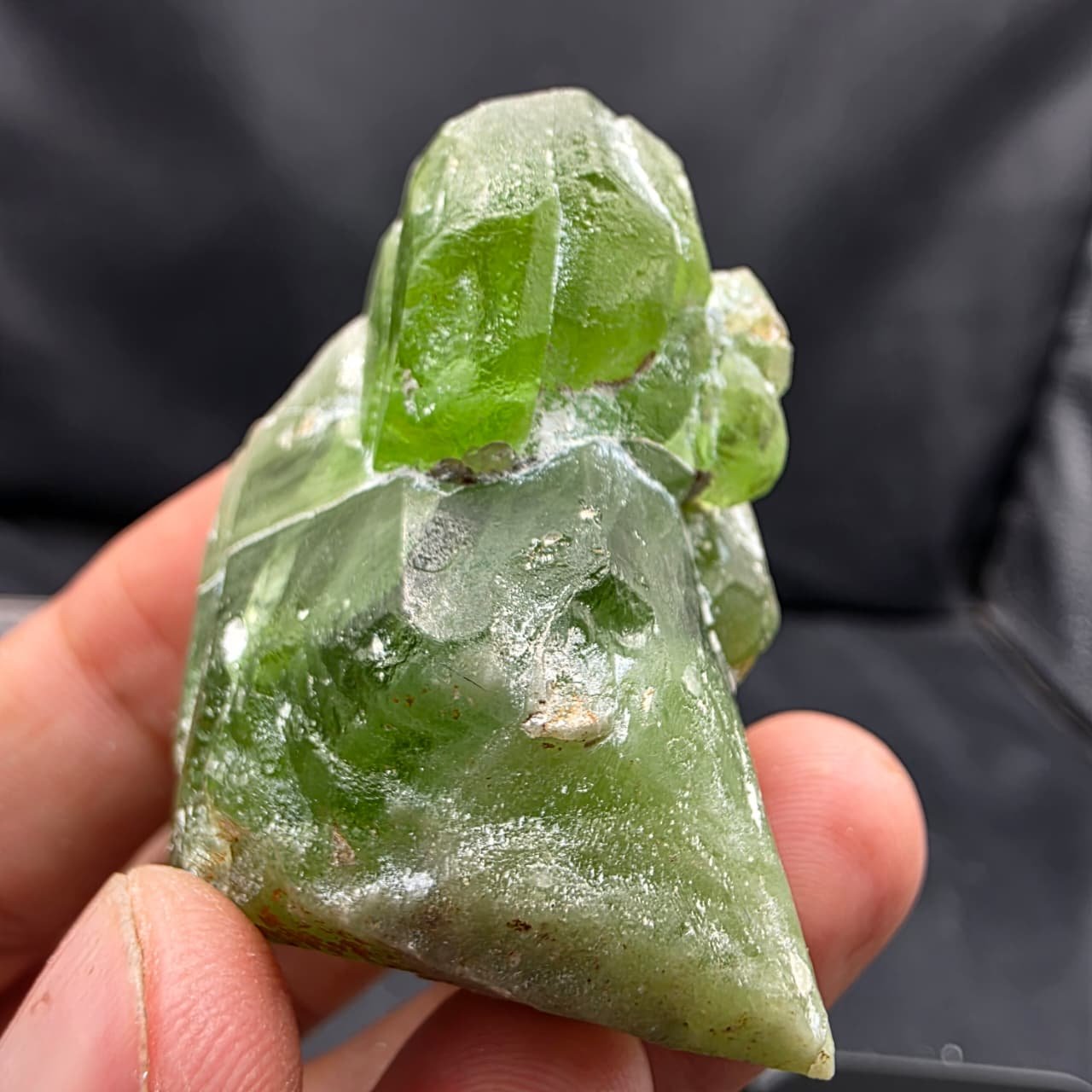Natural Peridot Crystal Specimen | Gem Quality Green Peridot on Matrix (71g) - Image 3