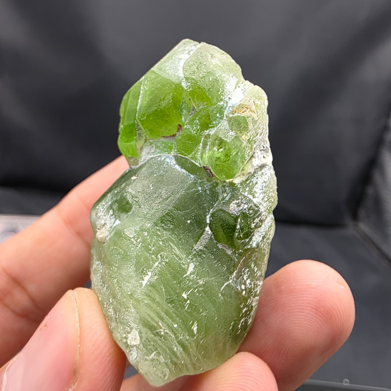Natural Peridot Crystal Specimen | Gem Quality Green Peridot on Matrix (71g) - Image 5