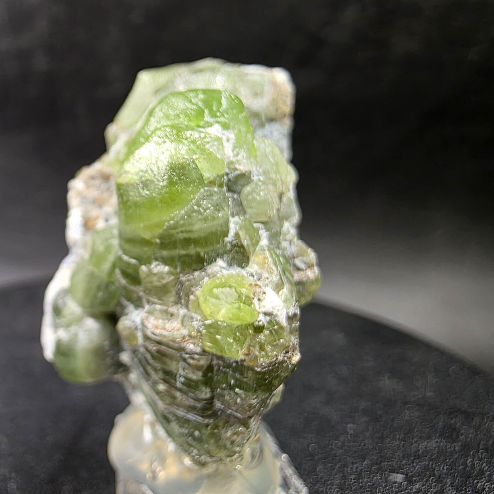 Natural Peridot Crystal Specimen | Gem Quality Green Peridot on Matrix (50g)