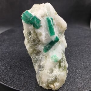 Natural Swat Emerald Crystal on Matrix Pakistan Mineral Specimen (50g)