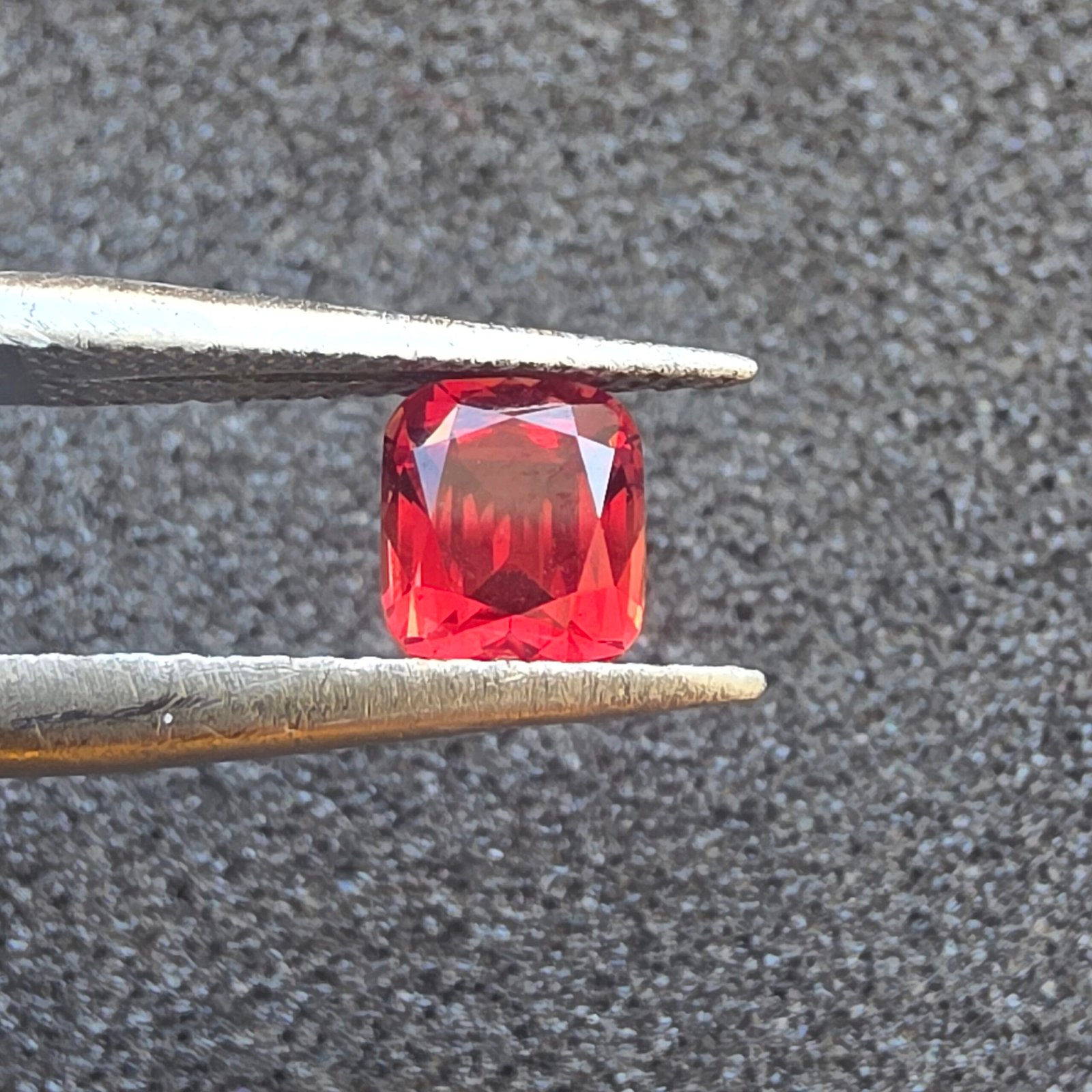 Natural Mogok Red Spinel 1ct Cushion Cut Loose Gemstone 5.4x4.7mm Certified Myanmar Spinel for Ring - Image 4