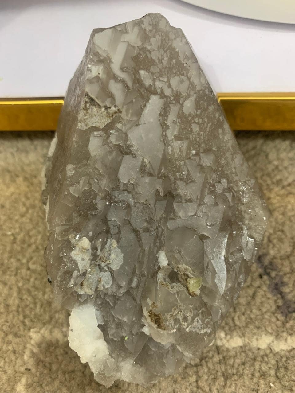Afghanistan Smoky Window Quartz Cluster 536g | High Luster Natural Crystal Specimen | 126 x 82 x 50 mm - Image 4