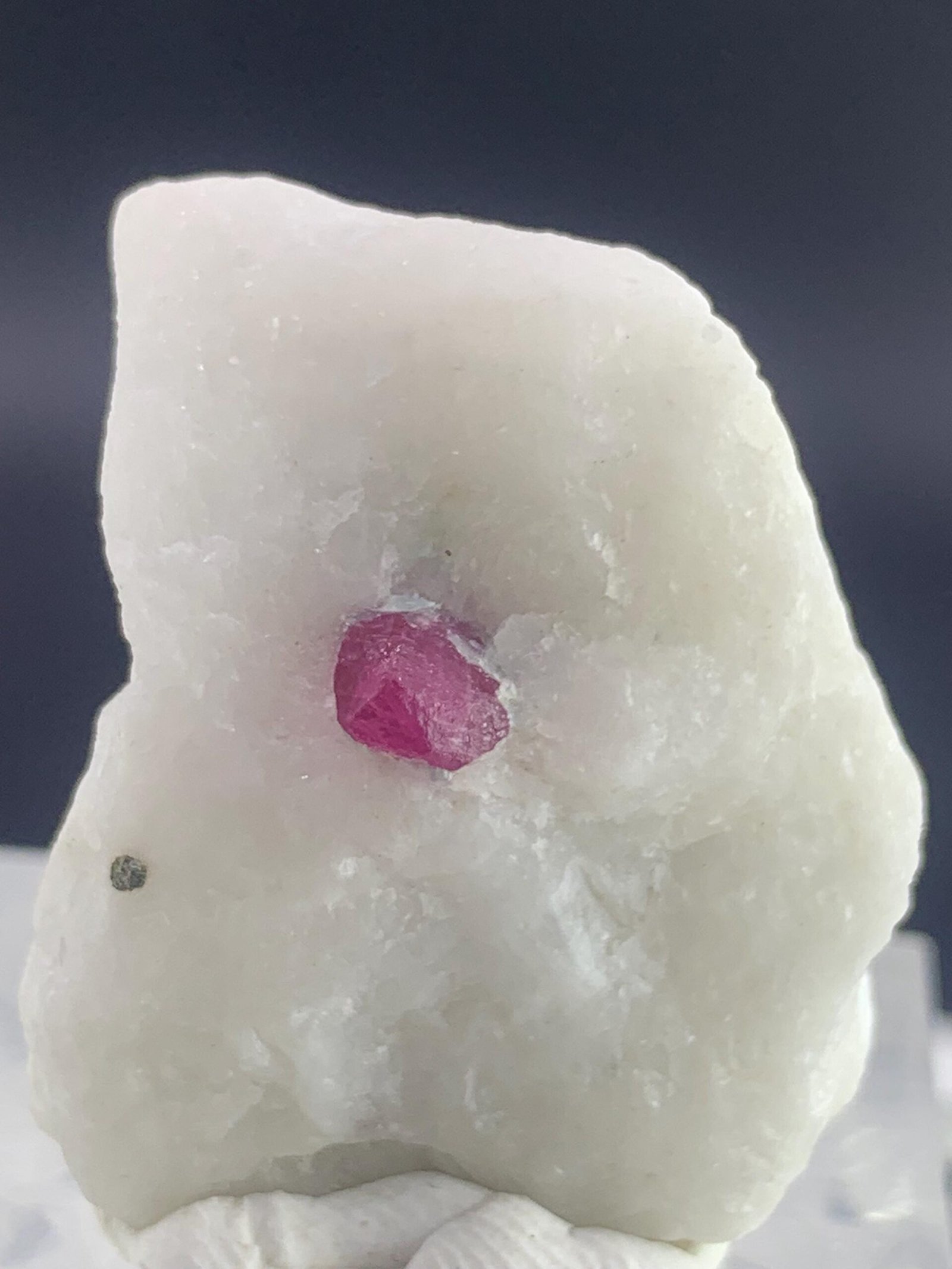 Vivid Pink Ruby Crystals in White Matrix - Image 4