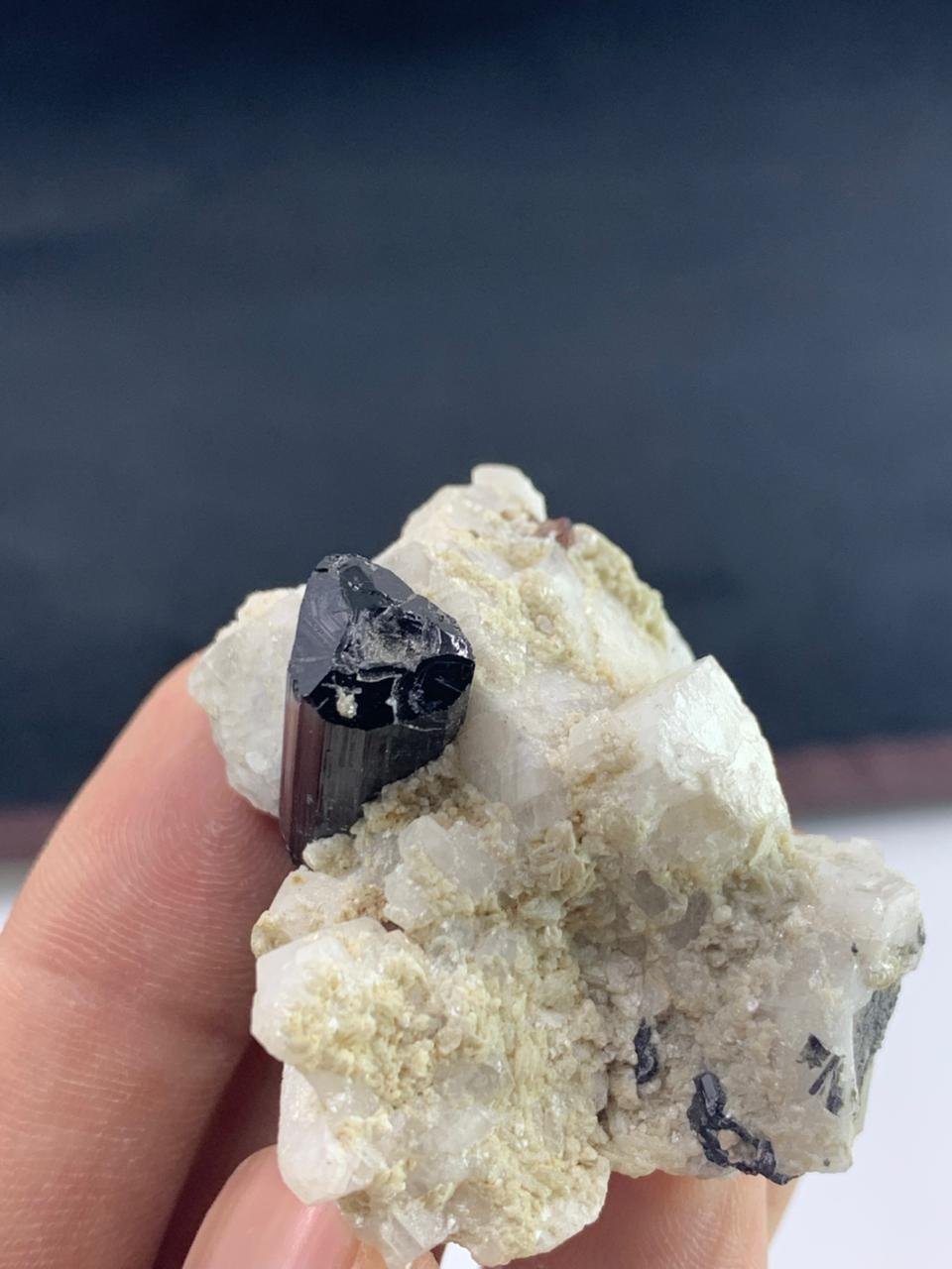 Tourmaline Crystal combined with Feldspar Matrix 43.11G - Image 4