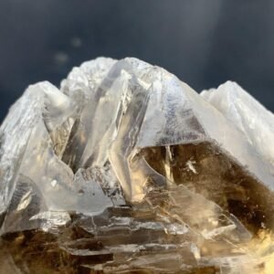 Window Smoky Quartz Cluster   314g High-Luster Multi-Window Formation | 75 x 82 x 43 mm