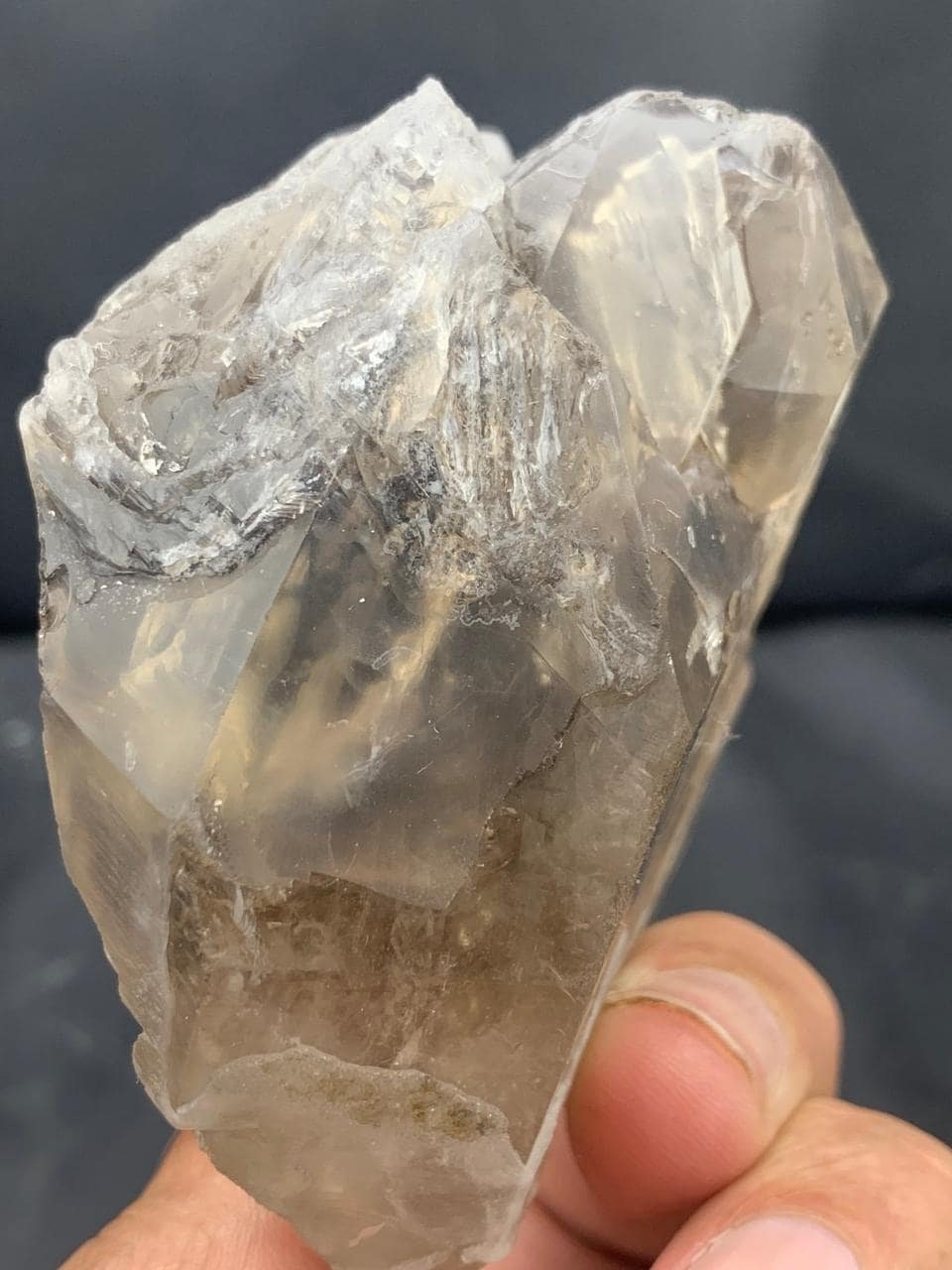 Window Smoky Quartz Cluster 314g High-Luster Multi-Window Formation | 75 x 82 x 43 mm - Image 5