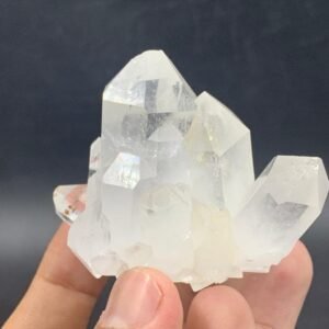Natural Cluster Quartz Crystal Specimen 125g | Raw Clear Quartz Mineral Cluster | Healing Stone Display | Collector Crystal from Pakistan