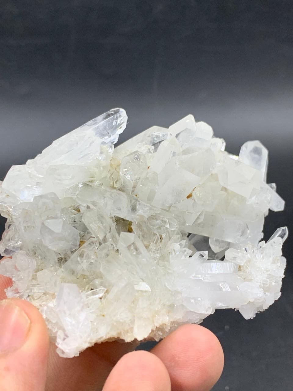Natural Bunch Quartz Crystal Cluster from Pakistan, 124g Raw Mineral Specimen, Collectible Healing Stone, Display Decor - Image 6