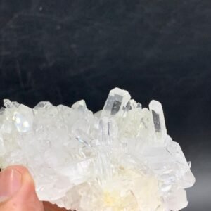 Natural Cluster Quartz Crystal from Pakistan   92.42g Raw Mineral Specimen   Collector Display Stone   Healing Quartz Cluster   37x85x53 mm