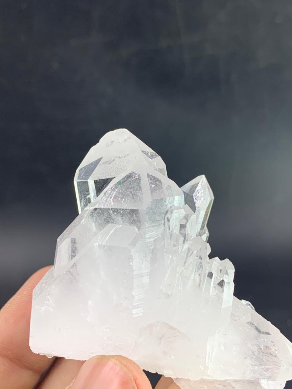 Stunning Clear Quartz Crystal Cluster - Natural Healing Gemstone-86G - Image 4