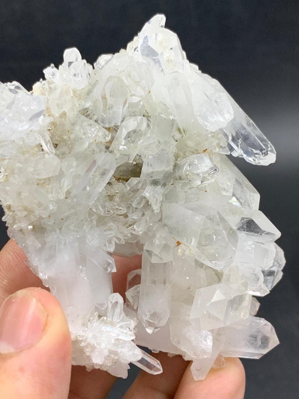 Natural Bunch Quartz Crystal Cluster from Pakistan, 124g Raw Mineral Specimen, Collectible Healing Stone, Display Decor - Image 2