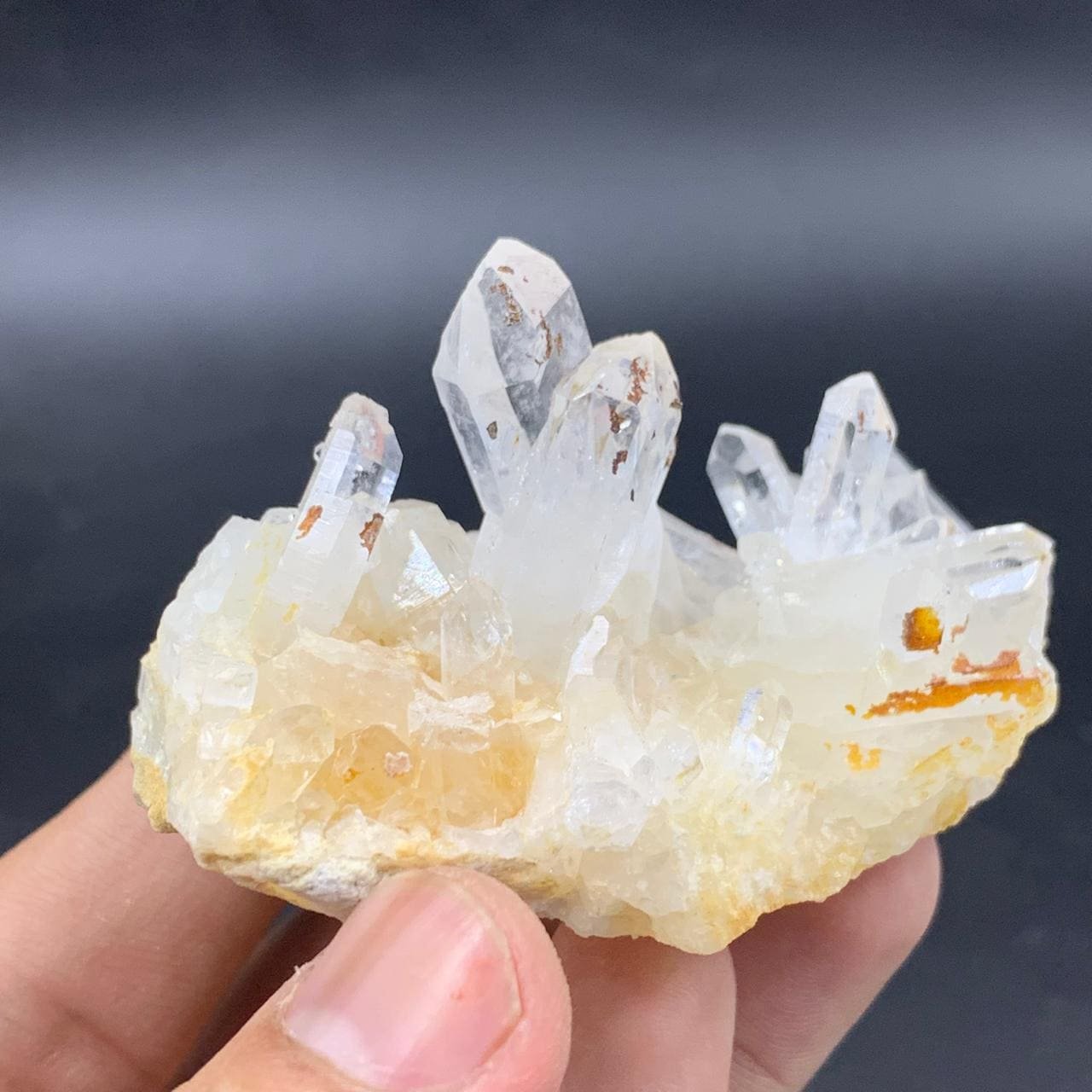 Natural Crystal Quartz Cluster - Unique Gemstone Specimen (81g)
