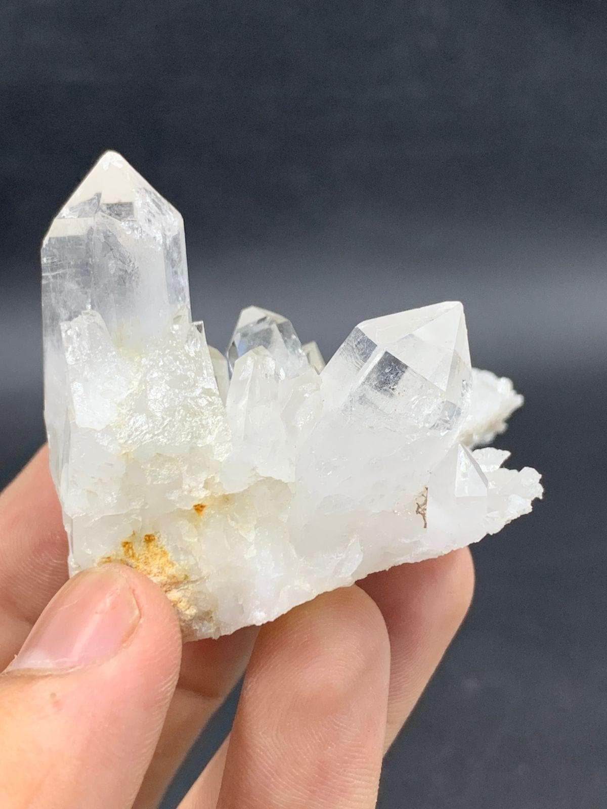 Clear Quartz Crystal Cluster 70G