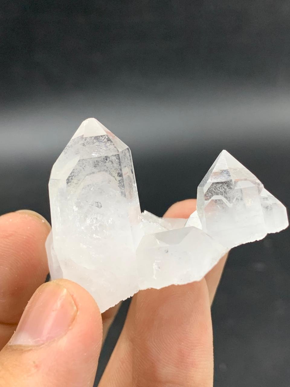 Natural Quartz Crystal Specimen from Pakistan 30g Clear Quartz Cluster Raw Mineral Display Piece 34 x 58 x 30 mm Healing Crystal - Image 2