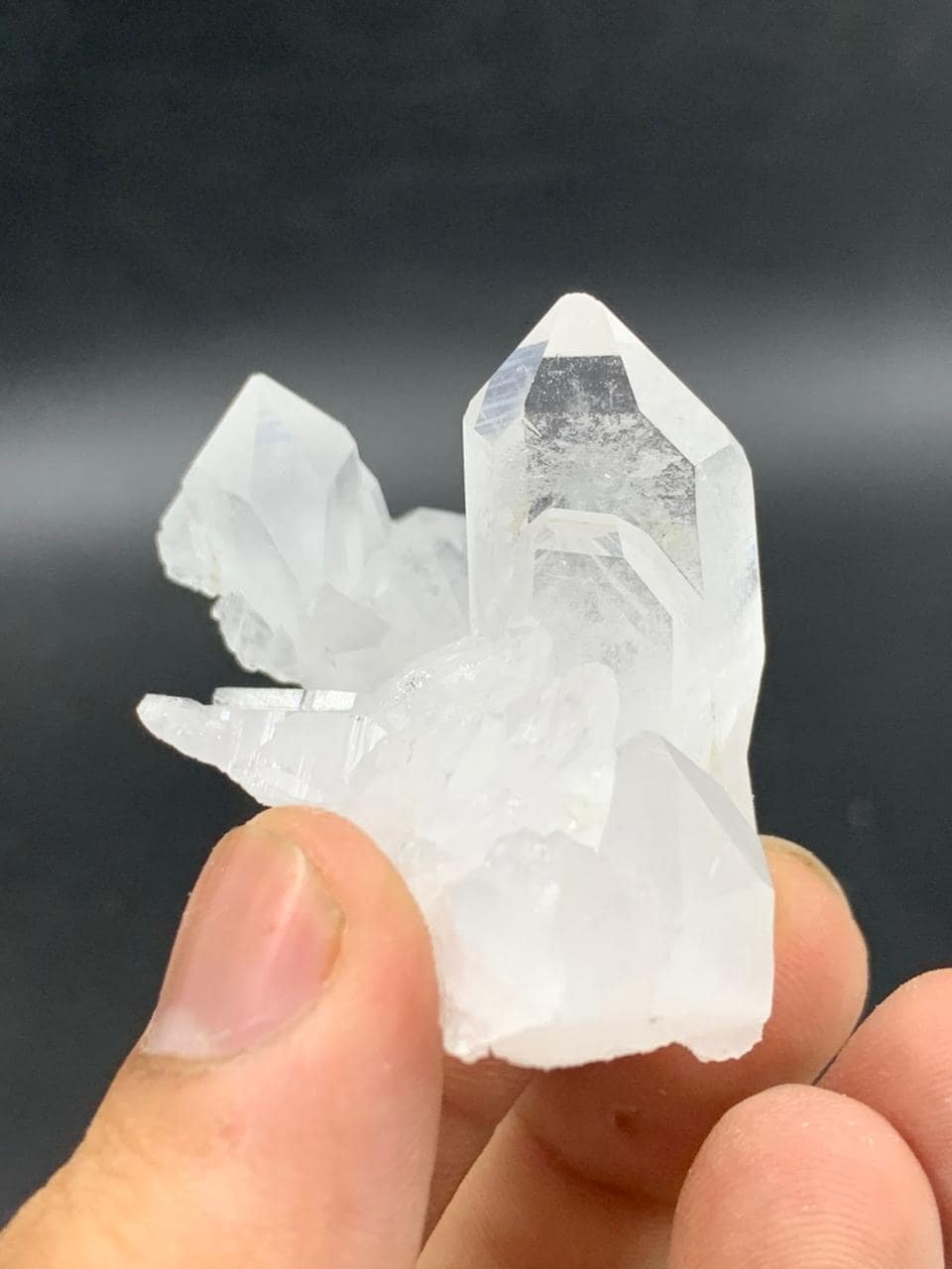 Natural Quartz Crystal Specimen from Pakistan 30g Clear Quartz Cluster Raw Mineral Display Piece 34 x 58 x 30 mm Healing Crystal - Image 3