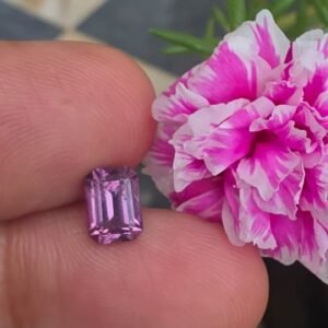 Vivid Purple Emerald-Cut Spinel (1.65 ct)