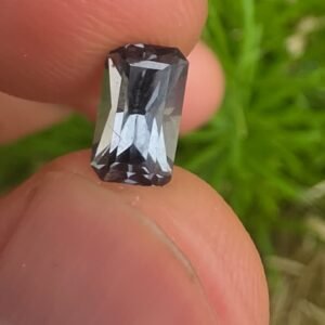 Grey Emerald Cut Spinel (1.50 ct)