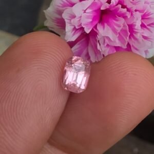 Pink Emerald Cut Spinel (1.25 ct)