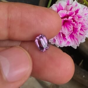 Soft Purple Emerald Cut Spinel (1.25 ct)