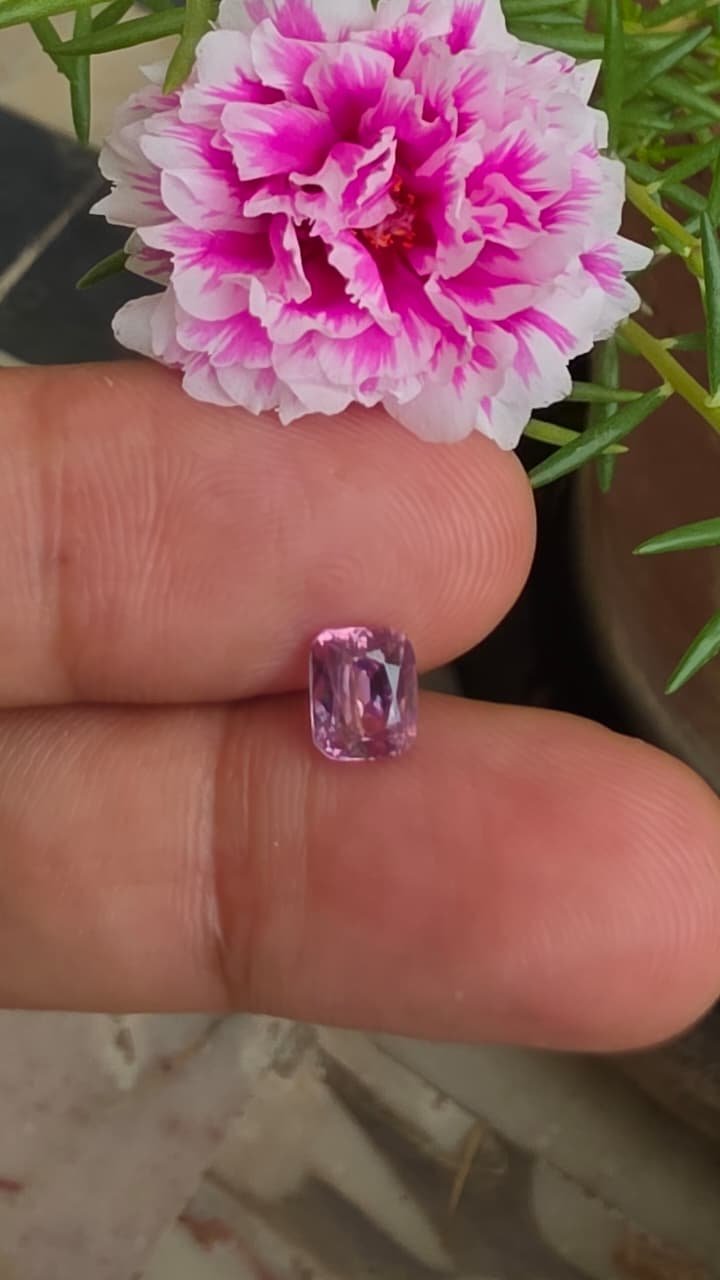 Natural Pink Cushion Cut Spinel (1.50 ct)