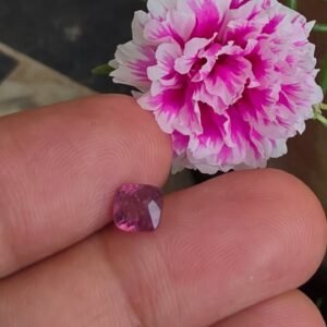 Natural Purplish Pink Cushion Cut Spinel (1.40 ct)