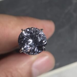 Round Steel Blue Spinel 1.70 ct