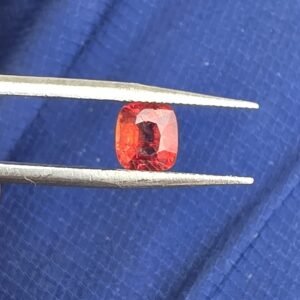 Cushion Reddish-Orange Spinel 1.30 ct