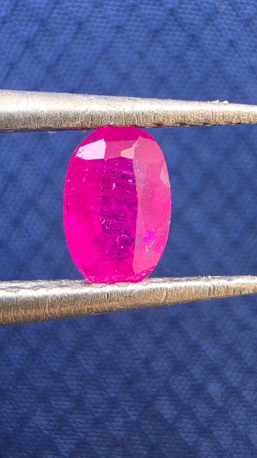 Oval Cut Natural Ruby 0.55 ct