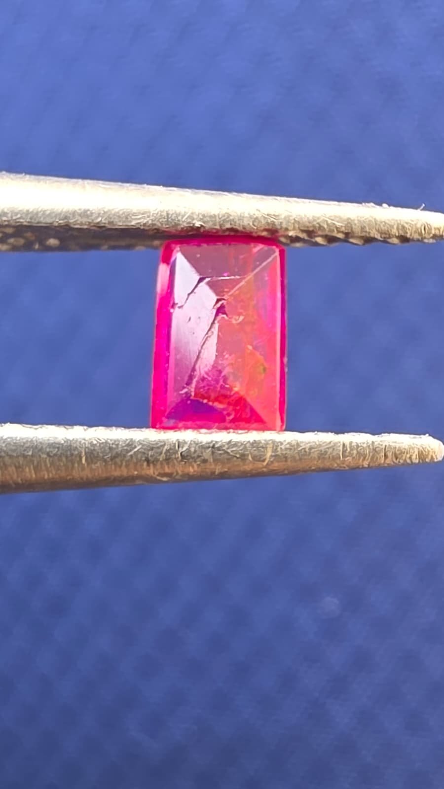 Natural Emerald Cut Ruby 0.55 ct - Image 2