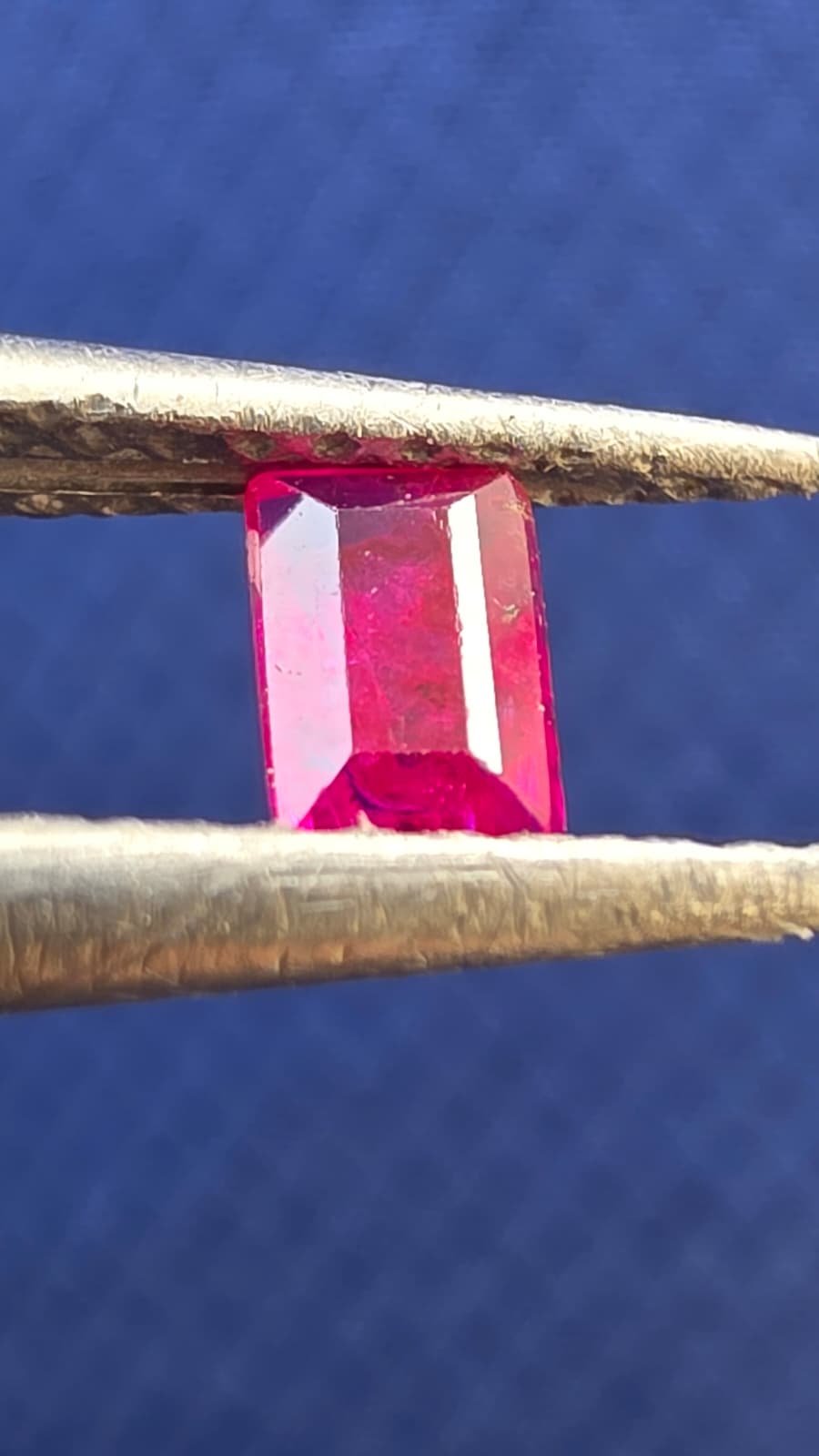 Natural Emerald Cut Ruby 0.55 ct - Image 5