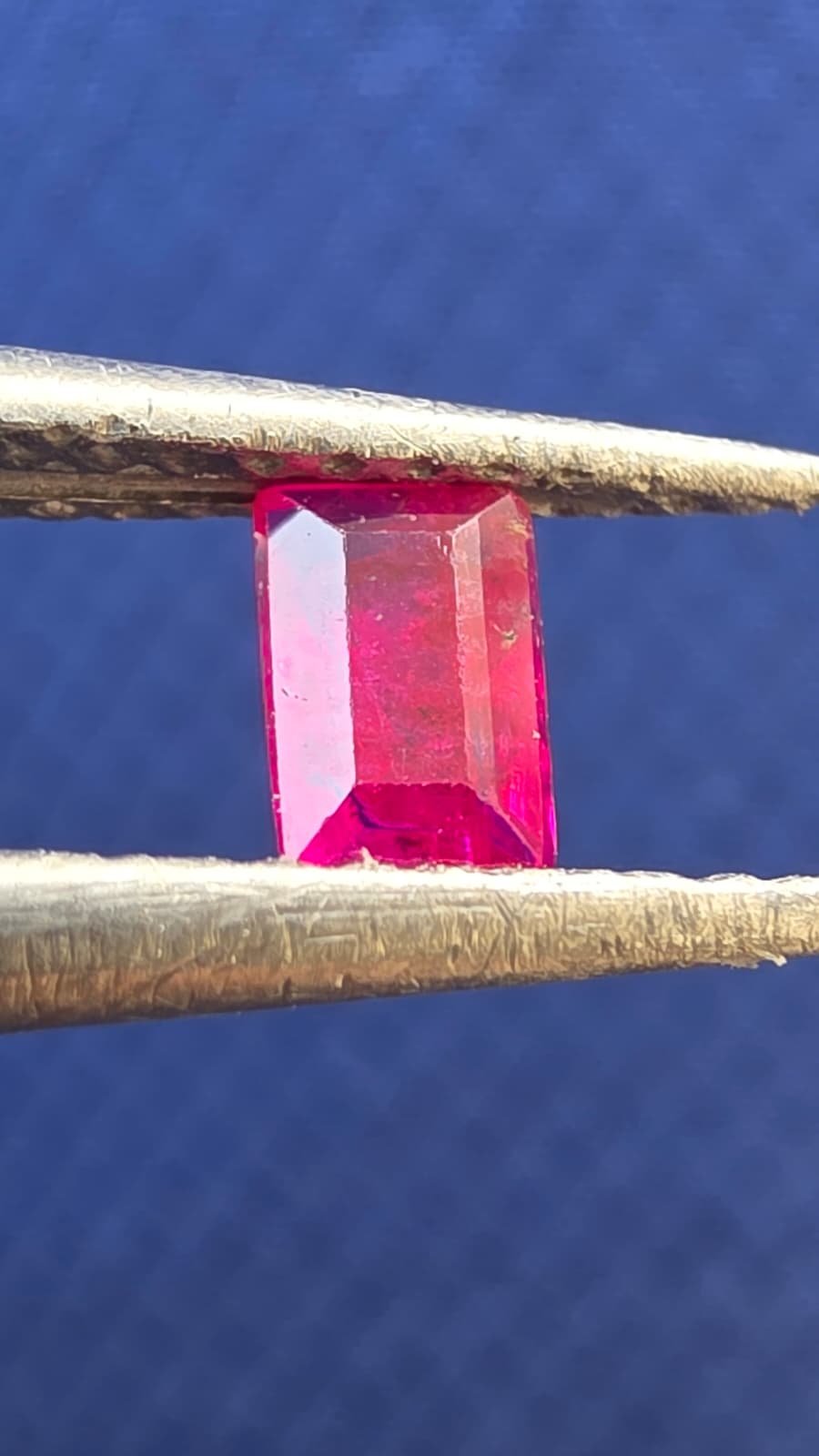 Natural Emerald Cut Ruby 0.55 ct - Image 4