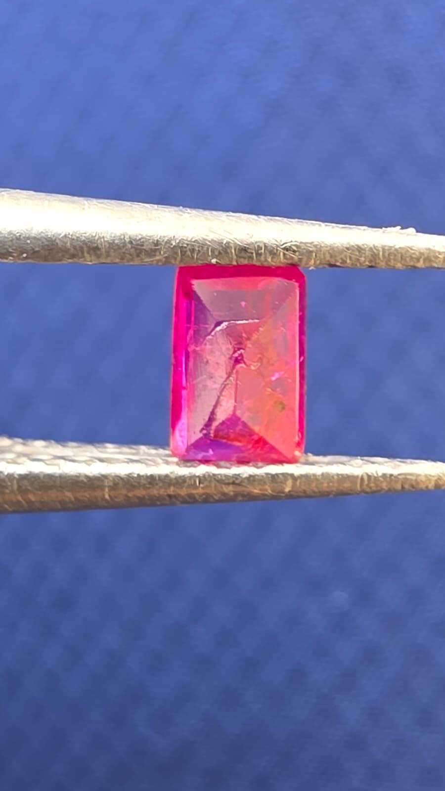 Natural Emerald Cut Ruby 0.55 ct - Image 3