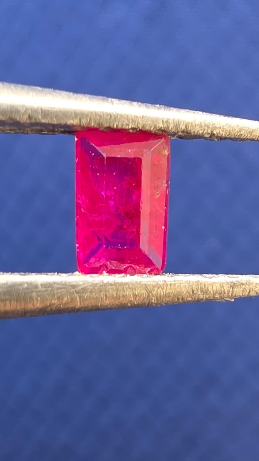 Natural Emerald Cut Ruby 0.55 ct - Image 7