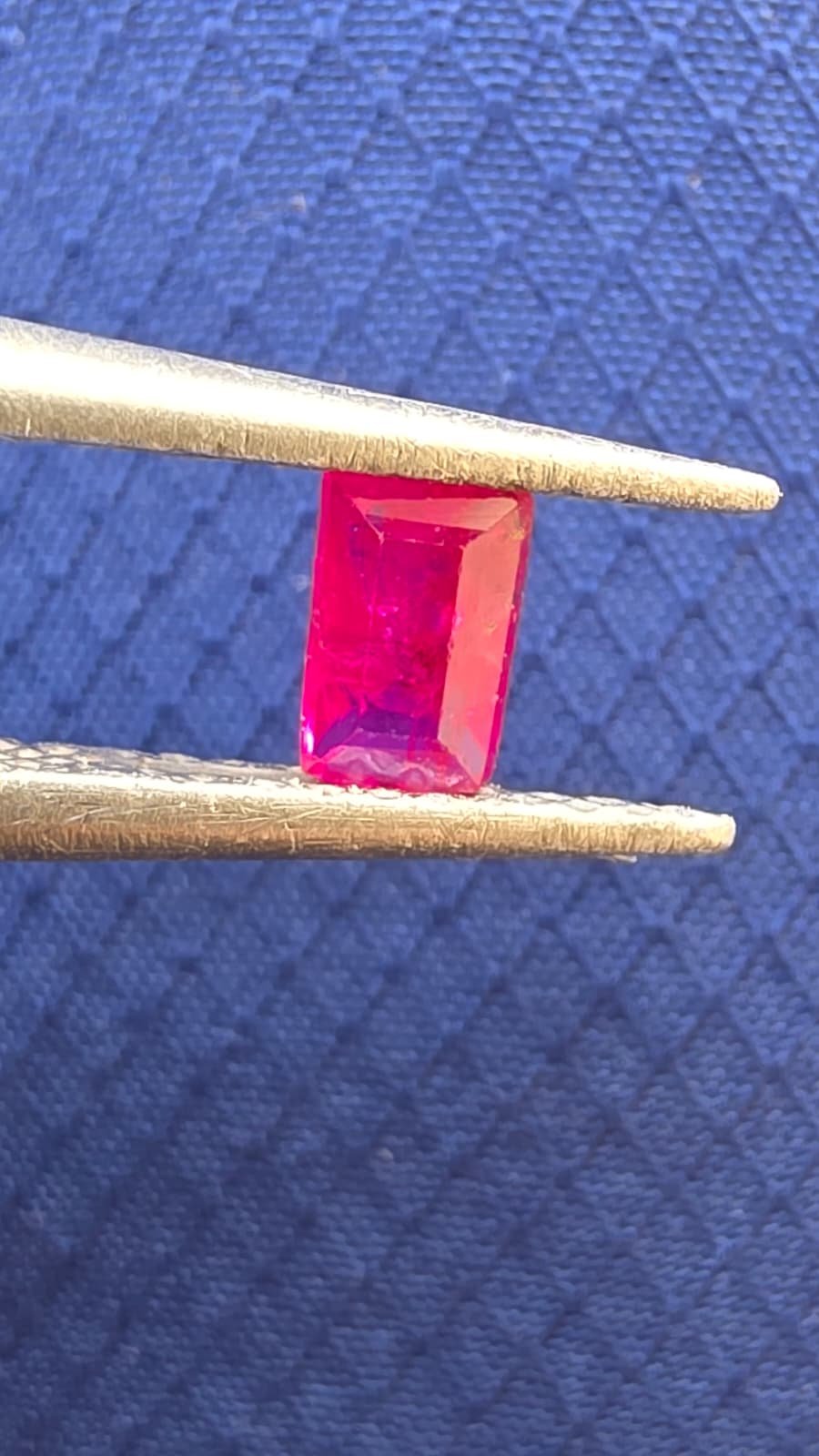 Natural Emerald Cut Ruby 0.55 ct - Image 8