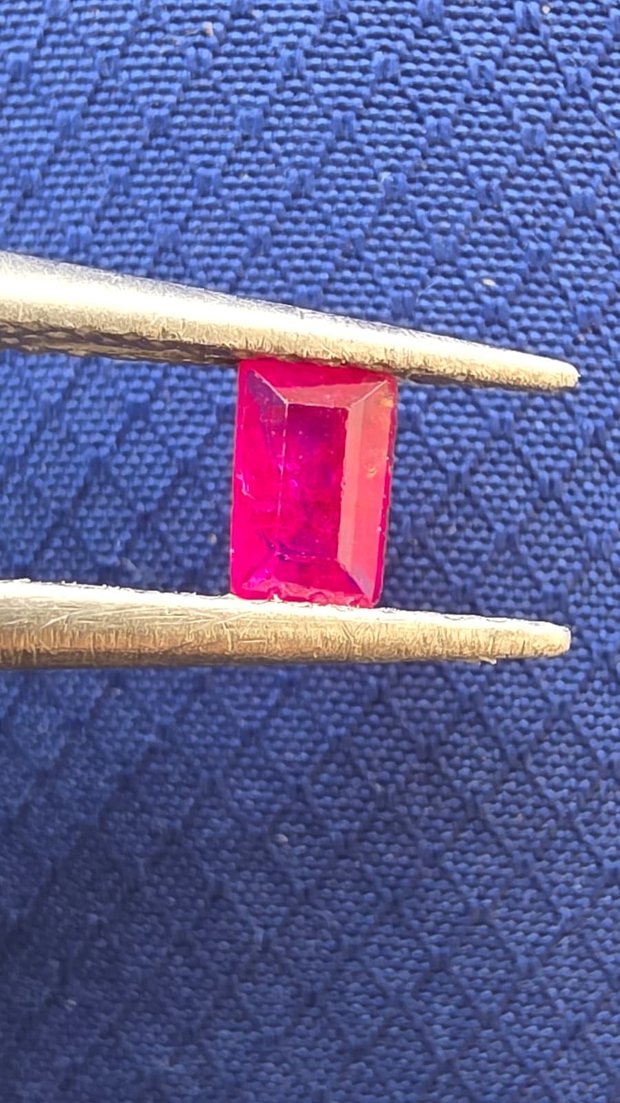 Natural Emerald Cut Ruby 0.55 ct