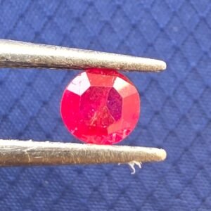 Natural Round Cut Ruby 0.45 ct