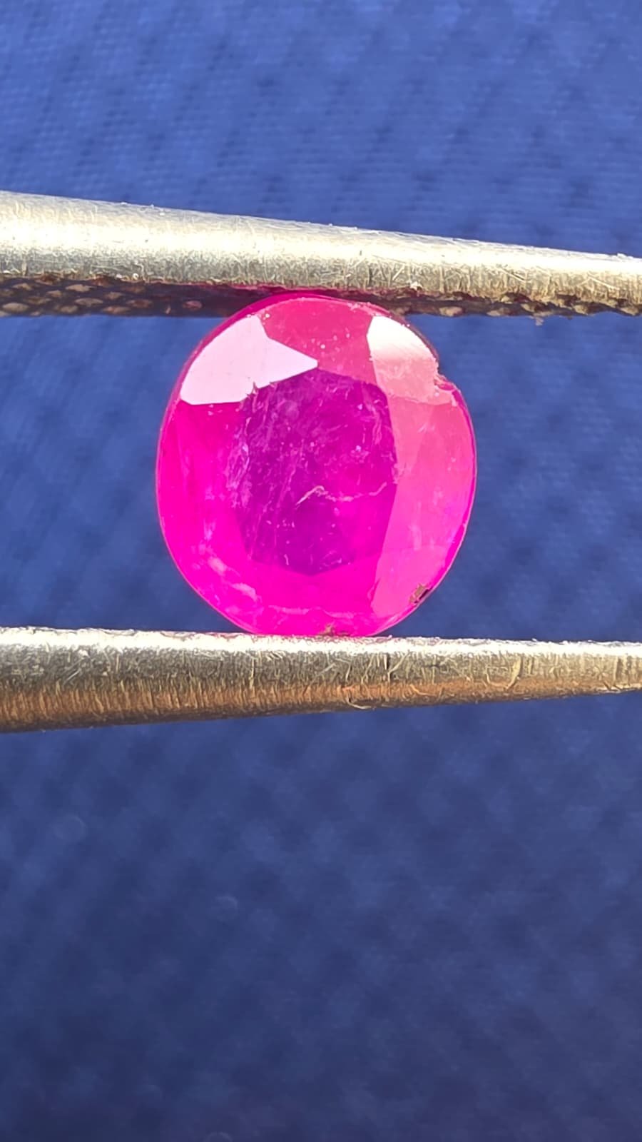 Natural Oval Cut Ruby 0.85 ct