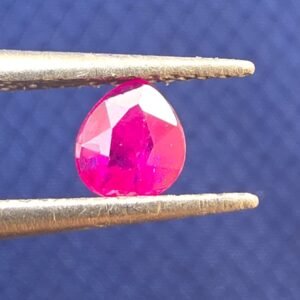 Natural Pear Cut Ruby 0.55 ct