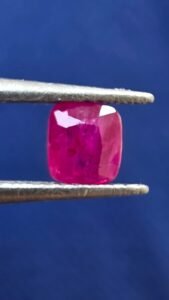 Natural Cushion Cut Ruby 0.80 ct