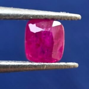 Natural Cushion Cut Ruby 0.80 ct
