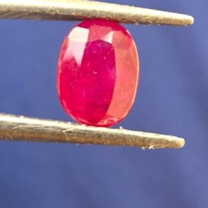 Natural Oval Cut Ruby 1.25 ct